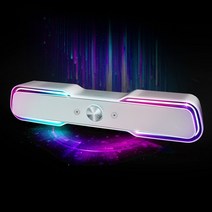 로이체 게이밍 LED 사운드바 스피커 RSB-G5000 화이트
