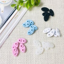 국내제작)실리콘 컬러 마스크스토퍼 (10개), 투명