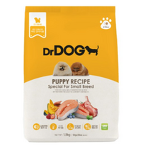 닥터독 강아지 퍼피 사료 30p, 1.5kg, 2개, 연어