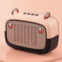 클래식라디오 레트로라디오 블루투스 스피커 3D HIFI 스테레오 사운드 FM 라디오 기능 USB/TF 연결 휴, 01 Color 1