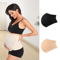 얇은 심리스 복부보호 임산부 산전복대 허리디스크 삐끗했을때 척추관협착증 통증, 쿠팡 블랙L, 쿠팡 본상품선택