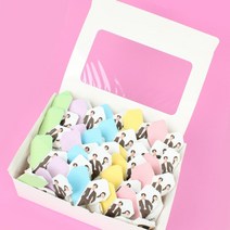 하트 쏠라씨 파스텔 DIY 120 세트 - 군화곰신 제작 군인 커플 선물, 1개, 하늘색-노란색-레몬맛