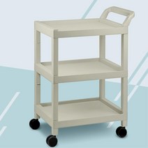 호텔 소모품리필 산뜻컬러 3단 미니 핸드카트 임원식당 감자탕집 병원입원실, CART-401