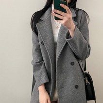 (고퀄 꼭추천 한겨울까지) 모스 울 롱 코트
