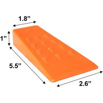 오렌지 플라스틱 Felling Wedge Felled Chock Tree 커팅 웨지 스파이크 Woodcutting Tool 체인 톱 파트너, 한개옵션1
