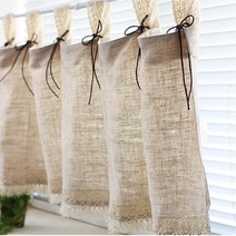 화장실창문가림 사생활보호 린넨천 반커튼 주방가리개 수납장 주방데코 내방 가리개커튼 카페창문