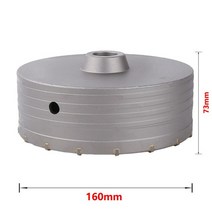 샌드위치 판넬 천공 드릴 비트 플러스 벽 구멍 톱 콘크리트 구멍 톱 시멘트 돌 벽돌 벽, 160mm