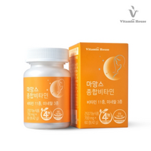 비타민하우스 마망스 종합비타민 700 MG X 60 정 X 3병 비타민E 비타민B12 판토텐산