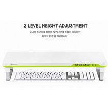 큐밸 ZIGNUM DESK F1다기능 모니터 받침대-색상랜덤