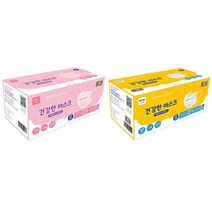 어린이용 소형 마스크 일회용 덴탈 비말차단 50매 KC인증, 1개, 핑크