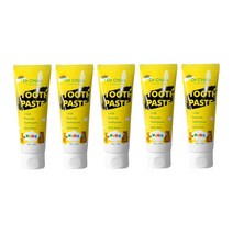 닥터치카 치과의사가 만든 어린이 충치예방 고불소 불소치약 1450ppm, 80g, 5개