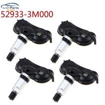 4개 52933-3M000 529333M000 433Mhz 적합 2010-2011 스포티지 IX35 TPMS 타이어 압력 센서, 기본