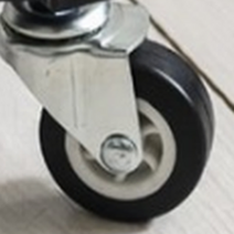 푸른우드 철제 이동식 회전 원형 행거, (추가상품)이동식캐스터