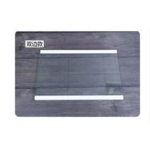 압축선반 냉장고 칸막이 내부 5mm강화유리 차가운 냉동 실내캐비닛 통용 부품 주문 제작, C32-435CM35CM, T02-양쪽으로 가방 테두리