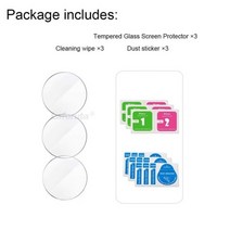 아너 워치 GS 프로 스크린 프로텍터 9H 강화 유리 매직 2 46mm GS3 GT3 액세서리 보호 필름, Huawei GT Cyber, 3pcs HD_Huawei GT Cyber