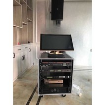 방송 장비 보관함 음향 장비 랙 오디오 증폭기 행사용, 단층 구획 강화 12u