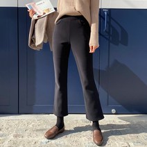 투투 벗기싫은기모밴딩부츠컷 부츠컷팬츠 기모바지