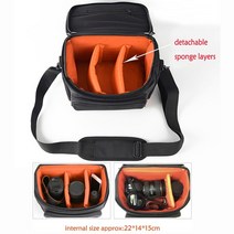 DSLR 카메라 가방 소니 A9 A7RIII A7M2 A77 A65 A57 A900 A58 A7R A68 알파 방수 케이스 숄더백, 한개옵션0
