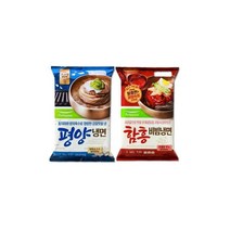 풀무원 평양냉면(2인분)+함흥냉면(2인분) (2인분X2봉) 여름별미 시원한음식 입맛당기는음식 쫄깃한면발 탱탱한면발, 19세트