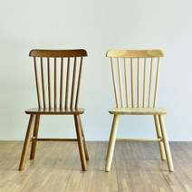 라인 고무나무 원목 체어 (2P), 월넛
