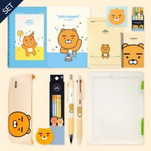 카카오프렌즈 안성맞춤 신학기 문구세트 1호 / 문구 11종 반품불가 134751, 상세페이지 참조, 상세페이지 참조