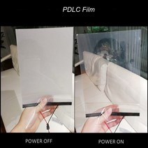 SUNICE 전환 가능 전기 불투명 접착제 PDLC 스마트 필름 창 도어 테스트 샘플 후면 프로젝션 스크린용 화이트 블랙 그레이, 03 White_02 15cmX15cm