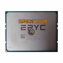 리퍼 AMD EPYC 7002 시리즈 서버 CPU 7232P 3.1Ghz 8 코어 16 스레드 L3 캐시 32MB TDP 120W SP3 최대 3.2GHz