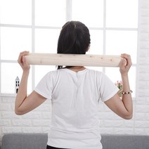 [에코숲라이프] 편백나무 마사지봉 스트레칭 요가 폼롤러, 편백/1호(50x9cm)