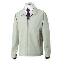 남성 봄 신사 집업 비지니스 점퍼 HA-JUA-C-연베이지