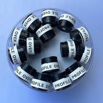60pcs 스티커 천공 테니스 오버 그립 pu 패들 라켓 오버 그립 미끄럼, w 블랙, w 블랙