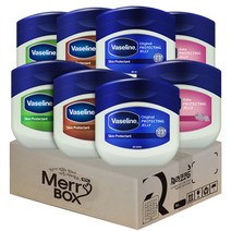 [메리박스] 보습세트 바세린 프로텍팅 젤리 100g (오리지날2+알로에2+코코아2+베이비파우더향2), 1세트