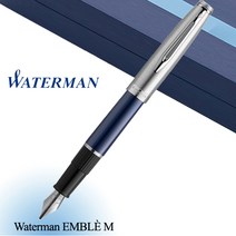 워터맨 엠블렘 블루 CT 만년필 [무료선물포장], 각인신청, F촉(보통촉)