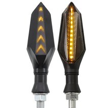 다용도 오토바이 LED 방향 지시등 램프 야마하 YZF R125 R1 R3 R6 MT-02, 01 1 pair yellow