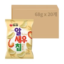 농심 알새우칩, 68g, 20개입