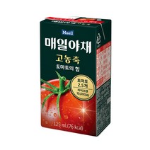 핫템 매일야채 고농축 토마토의 힘 125ml 24팩