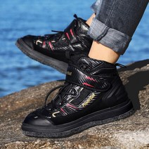 선상낚시 갯바위 논슬립 낚시신발 야외 바위 낚시 신발 사계절 바다 미끄럼 방지 펠트 스틸 네일 바닥 등반 암초 소매 가격 제어 350, 1.41  Black