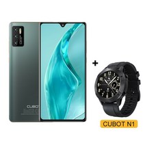 핸드폰 싸게 사는 법 cubot p50 2022 새로운 스마트폰 android 6gb ram 128gb rom 256gb 확장 4200mah 6 217 인치 nfc 20mp, 녹색 추가 시계 n1