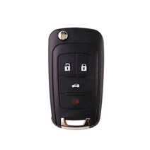 원격시동 스마트키 복사 경보기 차키 순정 버튼 자동차 Chevrolet Cruze 용 키 케이스 Epica Lova 카마로, 03 4 Buttons_01 No Logo