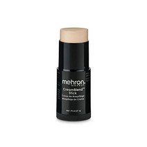 Mehron 메이크업 크림블렌드 스틱 | 페이스 페인트 바디 파운데이션 크림 21g 0.75온스 라이트 2, Light 2, Light 2, 0.75 Ounce (Pack of 1)
