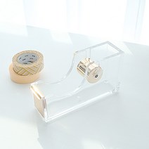 모모팝 골드 아크릴 테이프 디스펜서 커터기, 단품