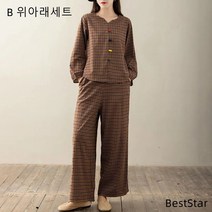 BestStar 여성 봄 가을 상하세트 개량한복 생활한복 NC-082602