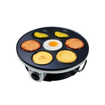 계란후라이팬 브런치 달걀 전기 에그팬 토스트 미니전, 4구팬+ 케이크 틀