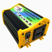 Car Inverter Voltage Transformer Modified Sine Wave Power DC12V to AC 220V 3000W Dual USB, 한개옵션0
