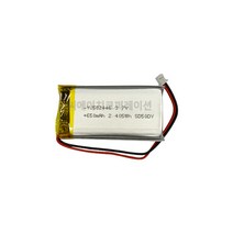 YJ 리튬폴리머배터리 KC인증 충전지 3.7V YJ582446 650mAh, 1개