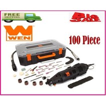 회전식 공구 키트 100개 이상 액세서리 Dremel 세트 가변 속도 및 플렉스 샤프트