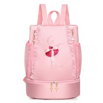 발레가방 Ballet Dance Bags Pink Women Girls Sports Storage Backpack Latin Dancing Ballerina Handbag