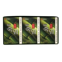대나무 추출물 엘지 죽염비누 3P/ 미용비누/ 손비누, 죽염비누3P