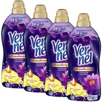 버넬 아로마테라피 섬유유연제 로투스 1.6L x 4개