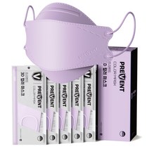 프리벤트 귀편한 국산 공산품 3D 컬러 마스크 에코팩 10매x5봉