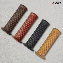 MOXI 오토바이 스쿠터 22mm 전용 MX-R005 클래식 튜닝 손잡이 핸들그립, 블랙